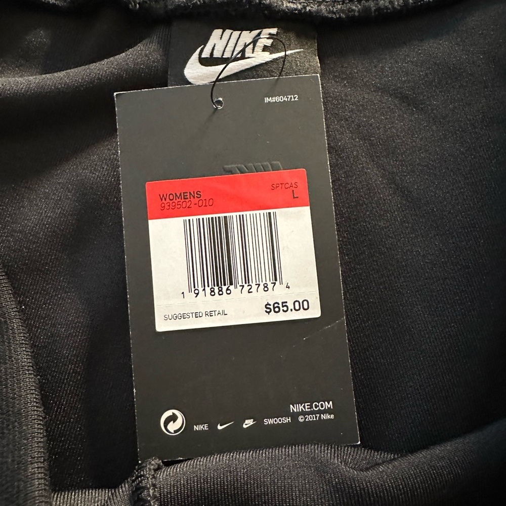 Nike. Women’s Velor track pants. Standard fit. New with tags. Size L. - Picture 7 of 8